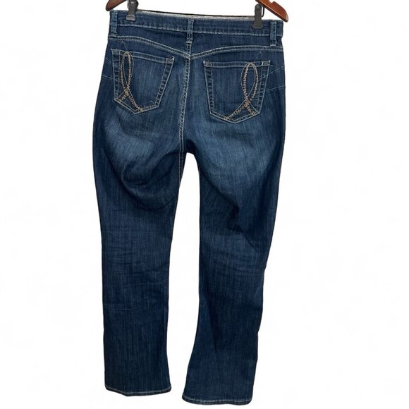 Riders by Lee Womens Jeans Size 12 Petite Denim Blue Boot Cut - Picture 2 of 14